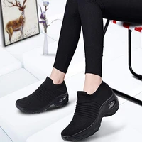 wenyujh new 2020 summer women sneakers fashion breathable mesh casual shoes platform sneakers for women black sock sneakers