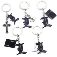 death note keychain anime key chain black book key ring holder pendant chaveiro jewelry for gift