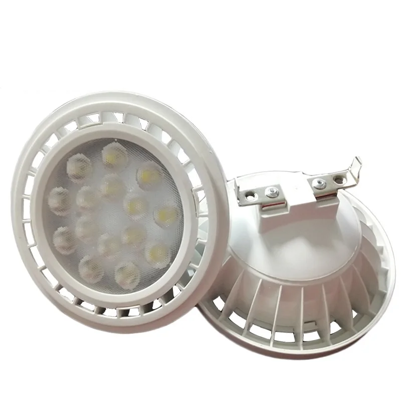 Приглушаемая Светодиодная лампа G53 GU10 AR111 SMD3030 9 Вт 12 15 QR111 ES111|Светодиодные