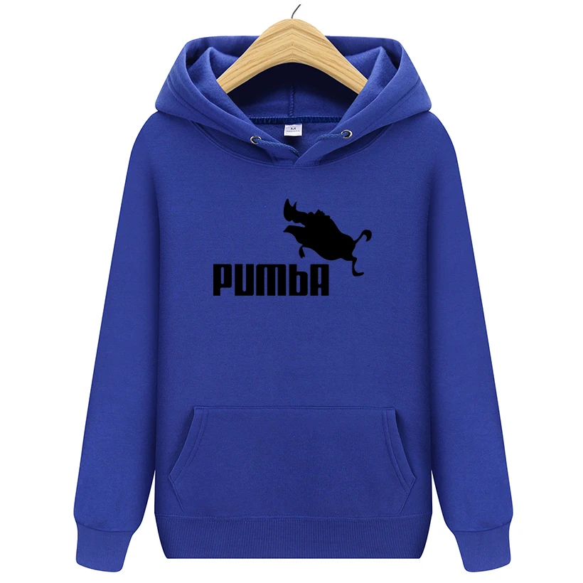 

Fashion Funny Hoodies Homme Pumba Hoodie Men Women 2021 Long Sleeves Sweatshirt Cool Print Fashion Streetwear Hoody