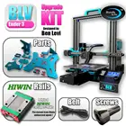 Комплект для обновления 3D-принтера BLV Ender 3 без сборки с задвижками и винтами с ремнем и алюминиевыми пластинами, Подлинная линейная направляющая Hiwin опциональна