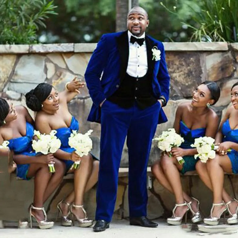 

Красивые мужские смокинги для жениха на одной пуговице с пиковым отворотом мужские костюмы для свадьбы/выпускного вечера блейзер (пиджак + ...