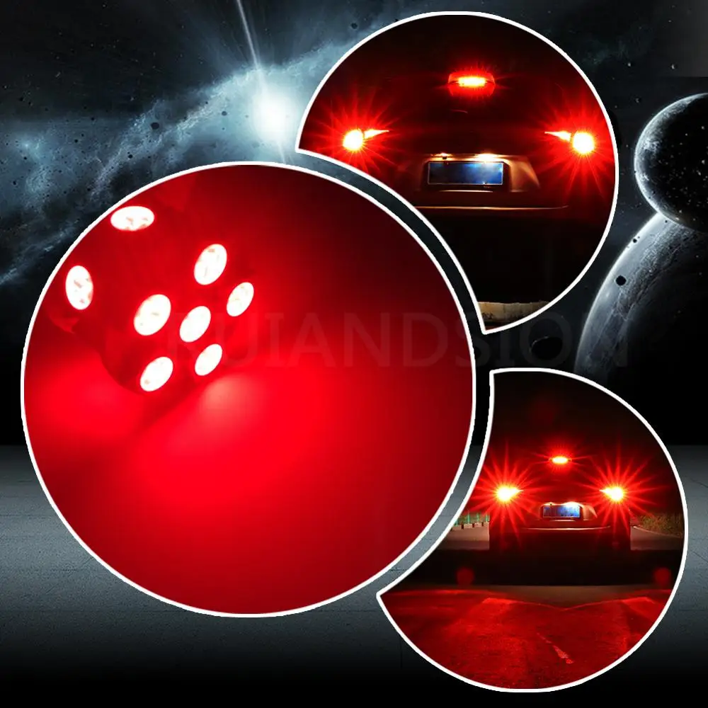 

4 pcs 5050 12smd BAU15S PY21W CAR Tail lamp Turn Brake Reverse light 6V 12V 24V Auto LED bulb White Red Yellow Warm white
