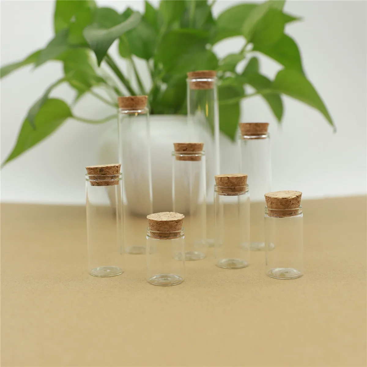 

50pcs/lot Glass Bottle 22*120mm 35ml Test Tube Cork Stopper Mini Spice Bottles Container Small DIY Jars Vials Tiny Bottles glass