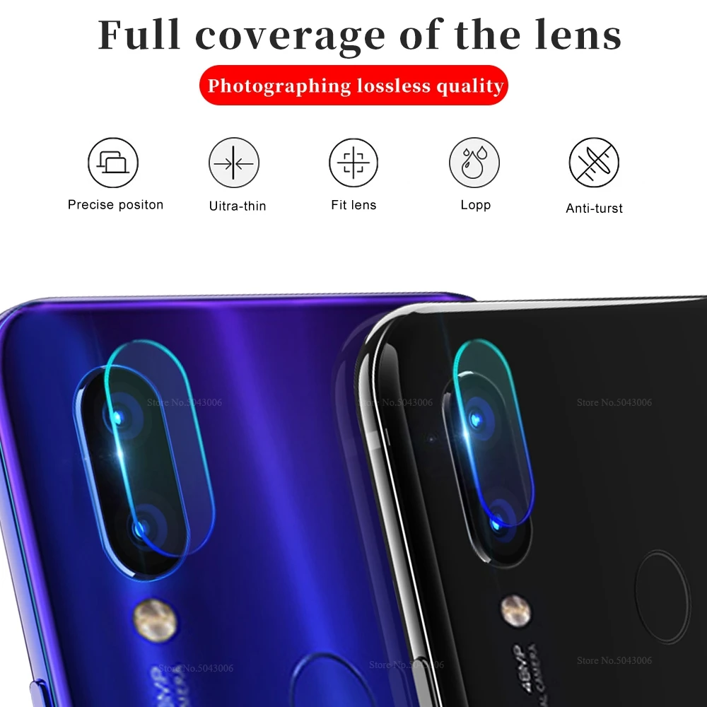 Защитная пленка 9D для камеры Xiaomi Redmi 7 7A Note 8 K20 Pro 5 Plus объектива мягкое закаленное