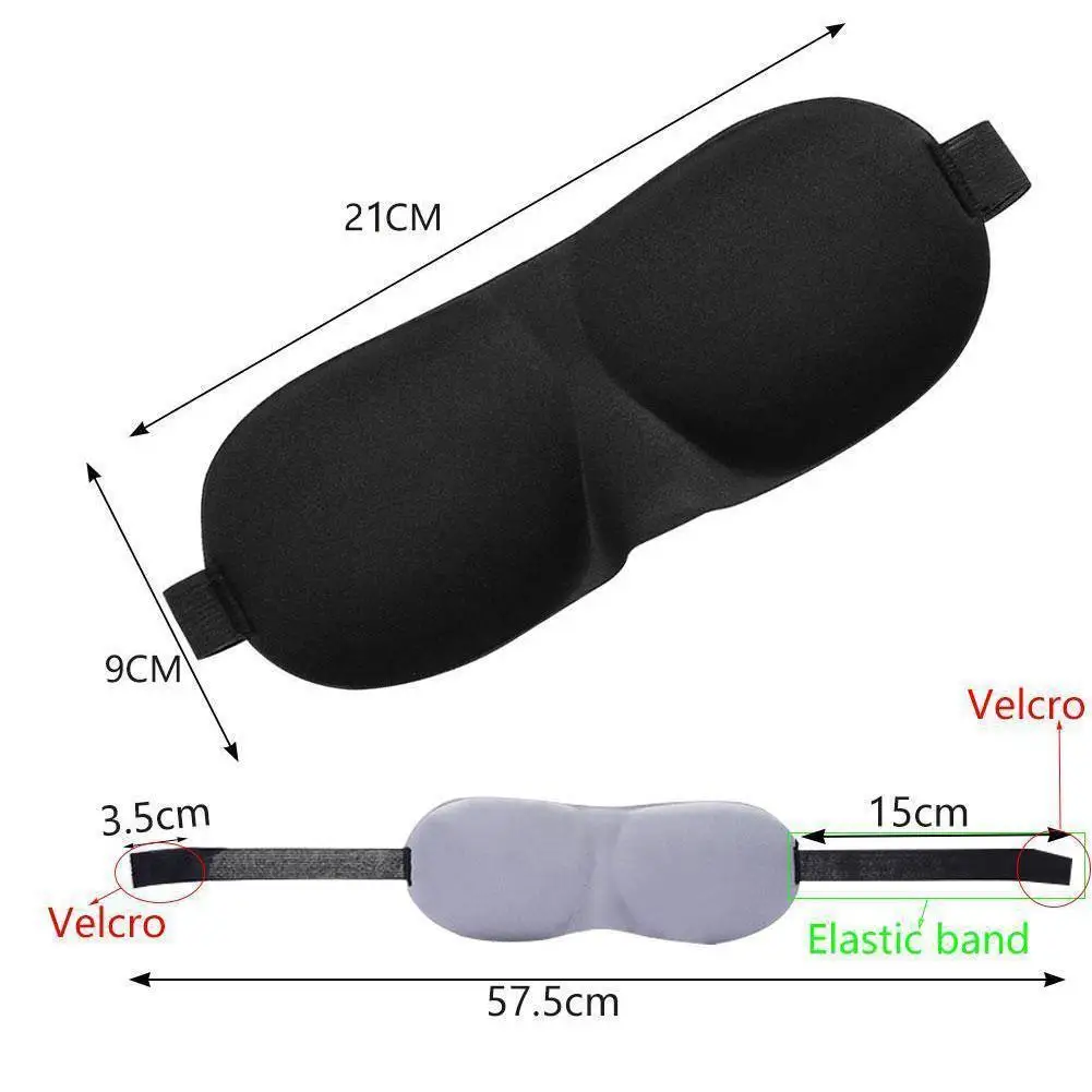 

1Pcs 3D Sleep Mask Natural Sleeping Eye Mask Eyeshade Cover Shade Eye Patch Women Men Soft Portable Blindfold Travel Eyepatch