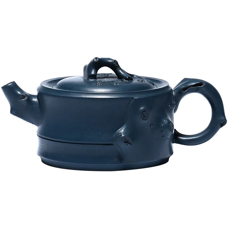 

Exquisite Yixing raw ore Tianqing mud purple clay teapot handmade by famous Yingchun teapot craftsman Jiang Jingming