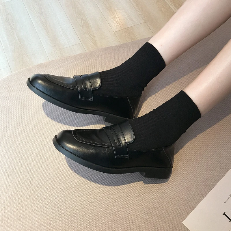 

Dacomfy Autumn Women Loafers Classic Casual Oxford Shoes Slip on Flats Shoes Comfortable Mocassins Shoes Ladies Offices Footwear