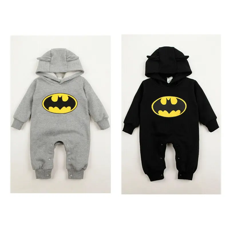 3-24M Baby Boys Girls Hoodie Boy Romper Infant Jumpsuit Toddler Long Sleeve Rompers One-piece Sleepwear Kids Clothes Kid Outfits