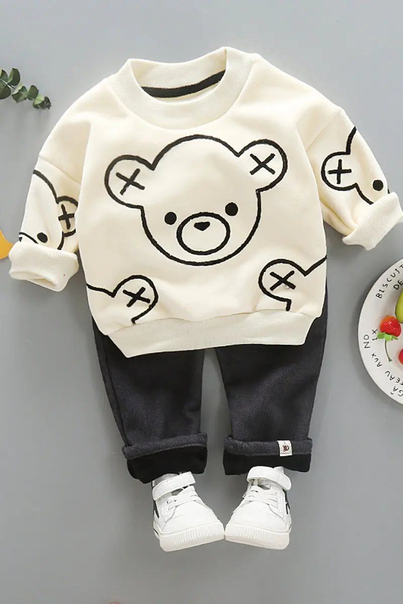 

Thick Warm Winter Autumn Boys Clothing Sets Cartoon Long Sleeve Pajamas Casual Homewear Outfits Kids Boys Fashion Tracksuits Set