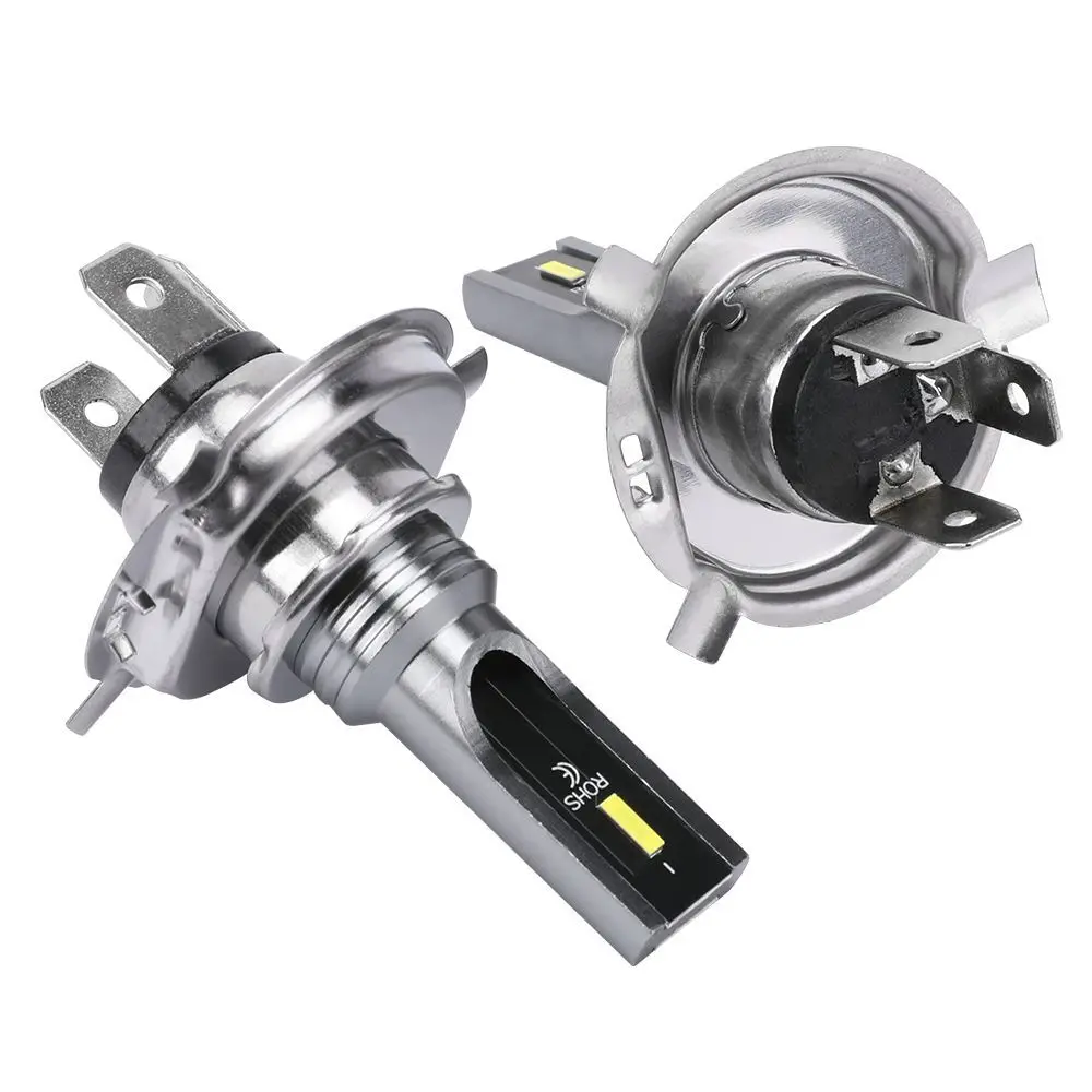

2Pcs New 2000LM Head Lamp H3 H4 80W Moto Bulb Auto LED Bright Motorcycle Head Light Fog Lam Car Lamp LED Lamp Accessory