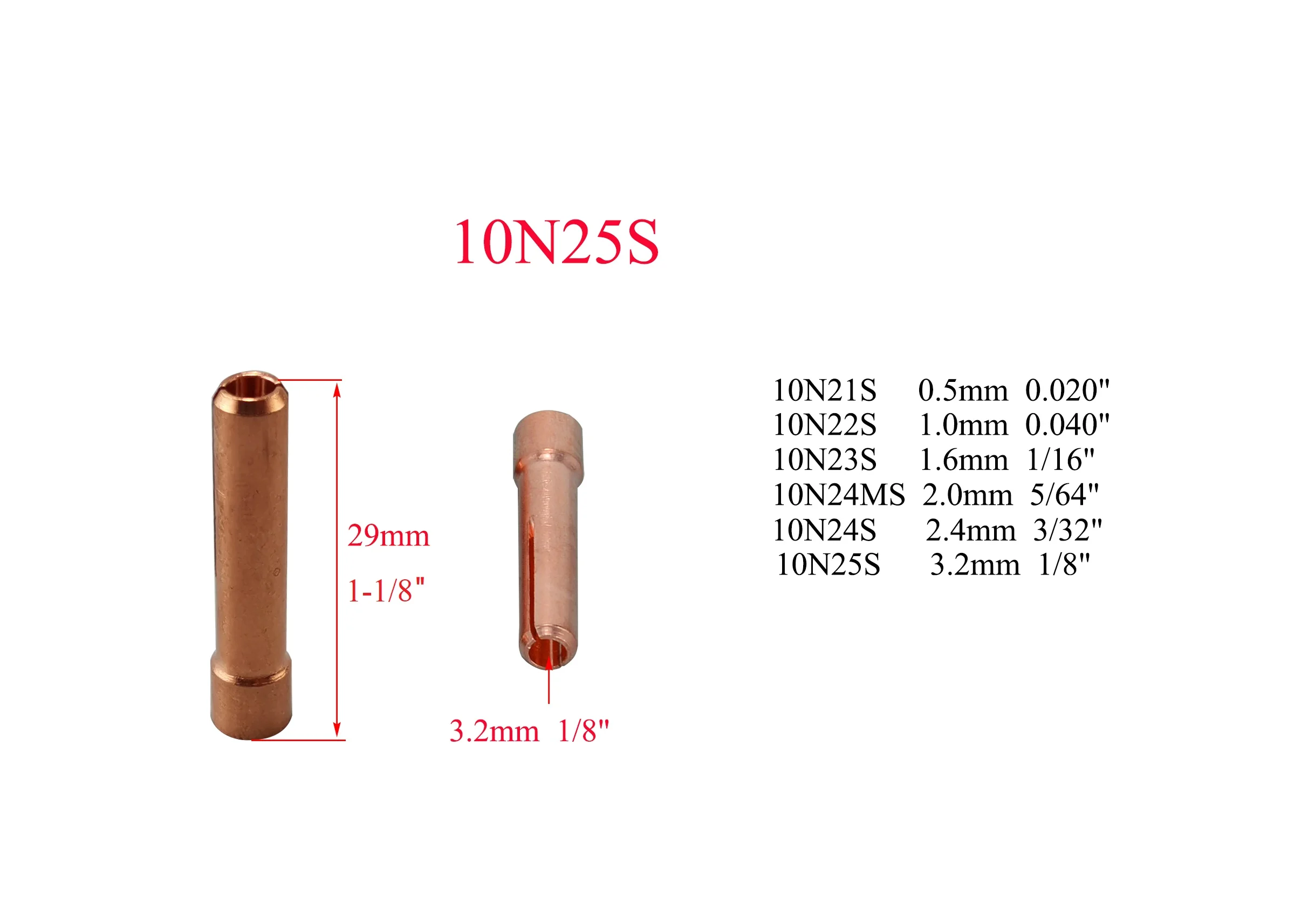 Короткие горелки для сварки TIG 0 5 мм (1 1 6 2 4 3 опционально) шт. подходит сварочных