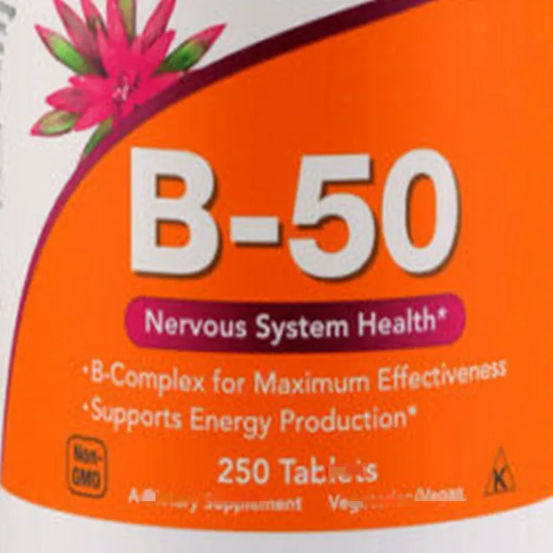 

Витамин B-50, 250 шт, B50 содержит фолиевая кислота/инозитол/биотин, оказать содействие концентрации