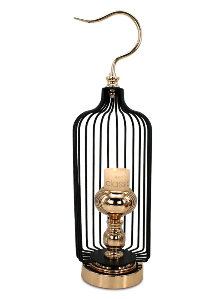 Скандинавский креативный Золотой подсвечник в стиле ретро | Дом и сад