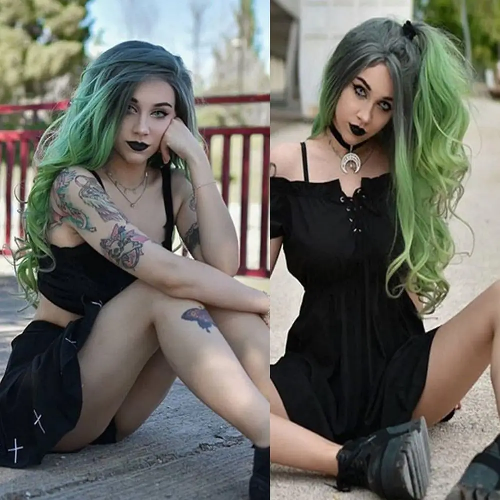 Synthetic Hair Wig For Drag Queen Mermaid Cosplay Daily Wear