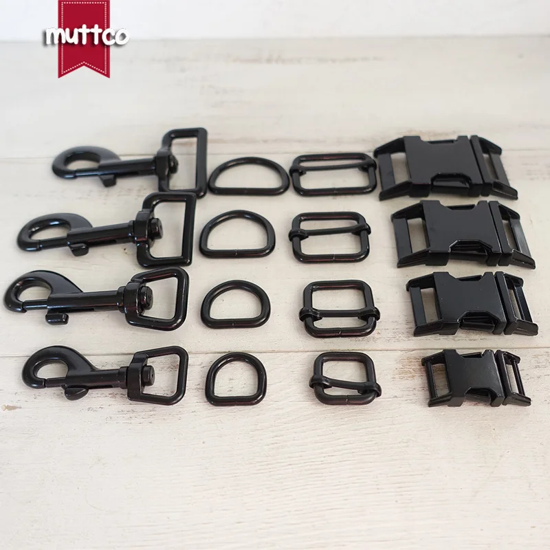 (Металлическая пряжка + Регулируемая кольцо D металлическая застежка для