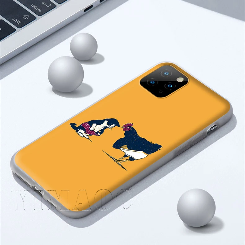 Чехол для телефона YIMAOC с рисунком курицы iPhone 11 Pro XS X XR Max 8 7 6 6S Plus SE 5S | Мобильные