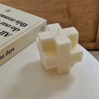 cross rubiks cube candle silicone mold european diy soy wax chocolate aromatherapy soap mould cake tools rectangle square