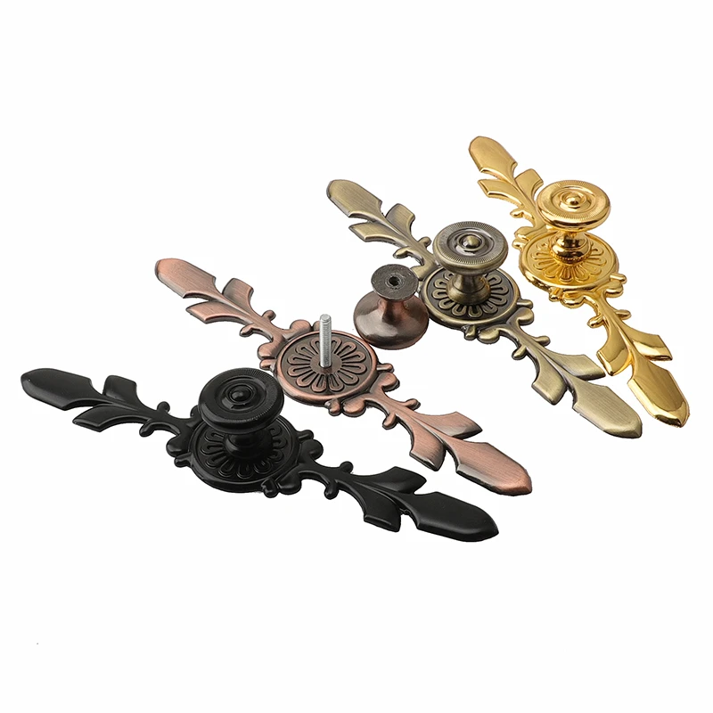 Бронзовые ручки QVWN кухонный шкаф дверной цинковый сплав Европейский современный