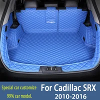Car Trunk Mat For Cadillac SRX 2010 2011 2012 2013 2014 2015 2016 Cargo Liner Carpet Interior Parts Accessories Cover