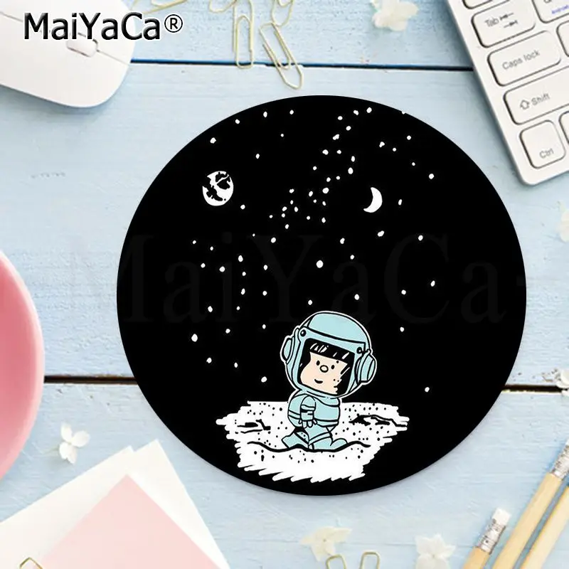 maiyaca in stocked top quality mafalda girl rubber pc computer gaming mousepad anti slip laptop pc mice pad mat gaming mousepad free global shipping