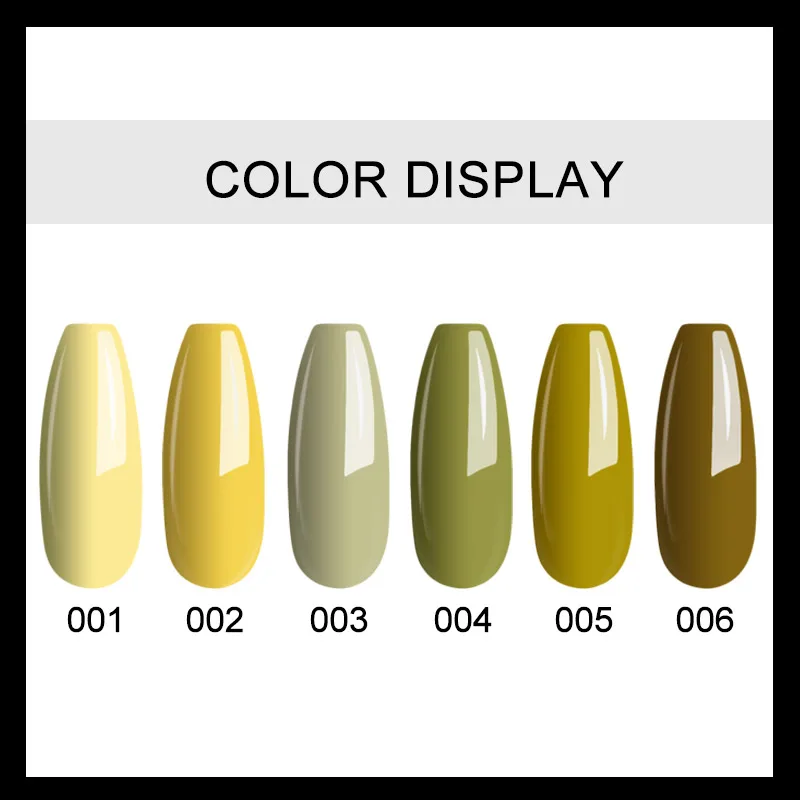 MIZHSE Гель лак для ногтей отмачиваемый УФ лампа с гелем трава желтого цвета серия