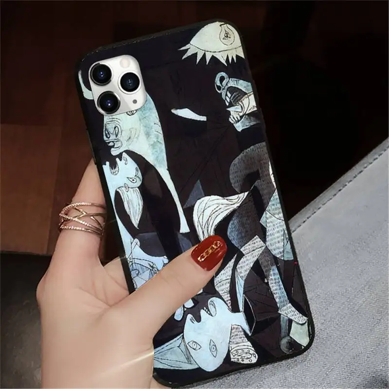 

Picasso abstract retro painting Phone Case for iPhone 11 12 pro XS MAX 8 7 6 6S Plus X 5S SE 2020 XR