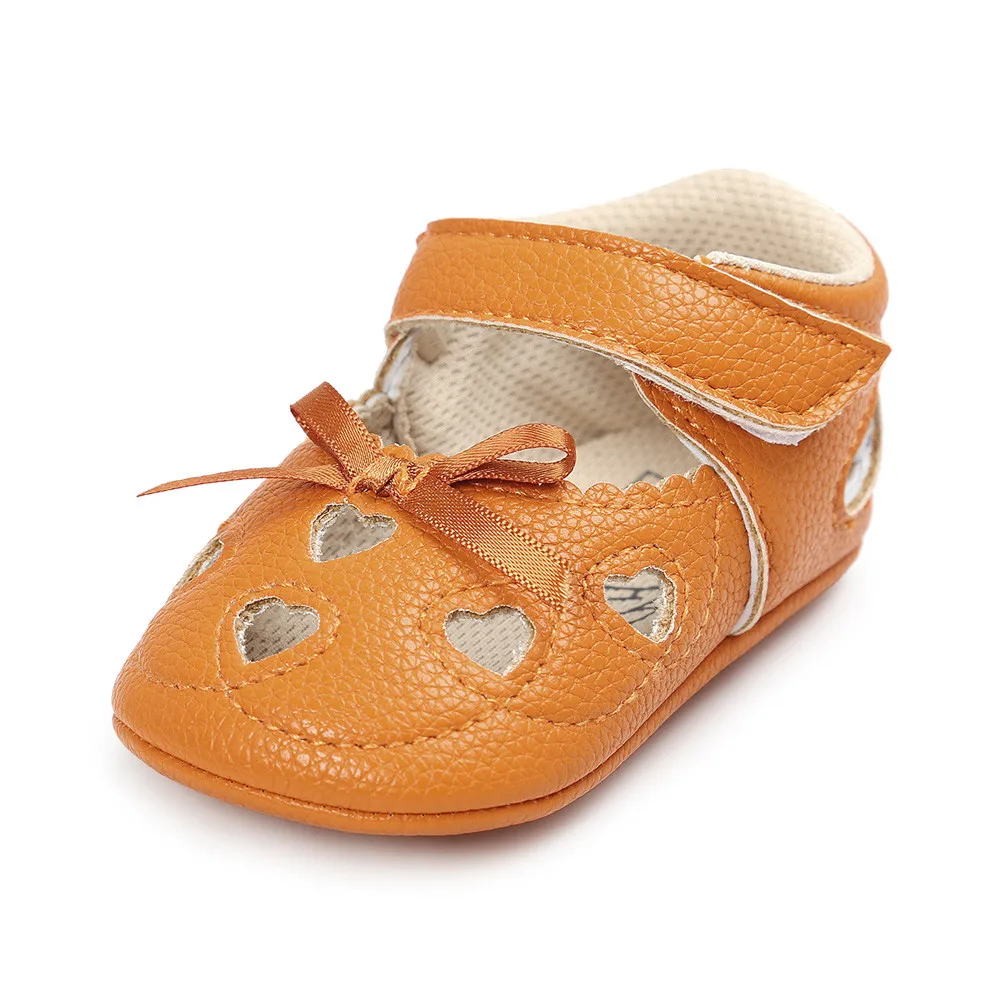Обувь для малышей бант из искусственной кожи мальчиков и девочек одноцветная