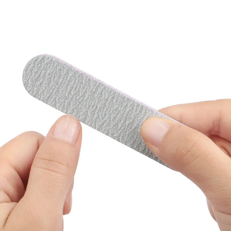 5 шт./компл. наждачная бумага пилка для ногтей шлифовальный буферный блок педикюр