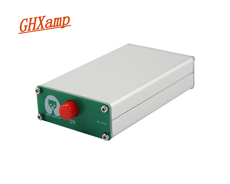 Ghxamp 3,5 мм аудио переключатель сигналов 2 входа 1 выход Селектор с алюминиевой оболочкой наушников аудио переключатель платы 1 шт