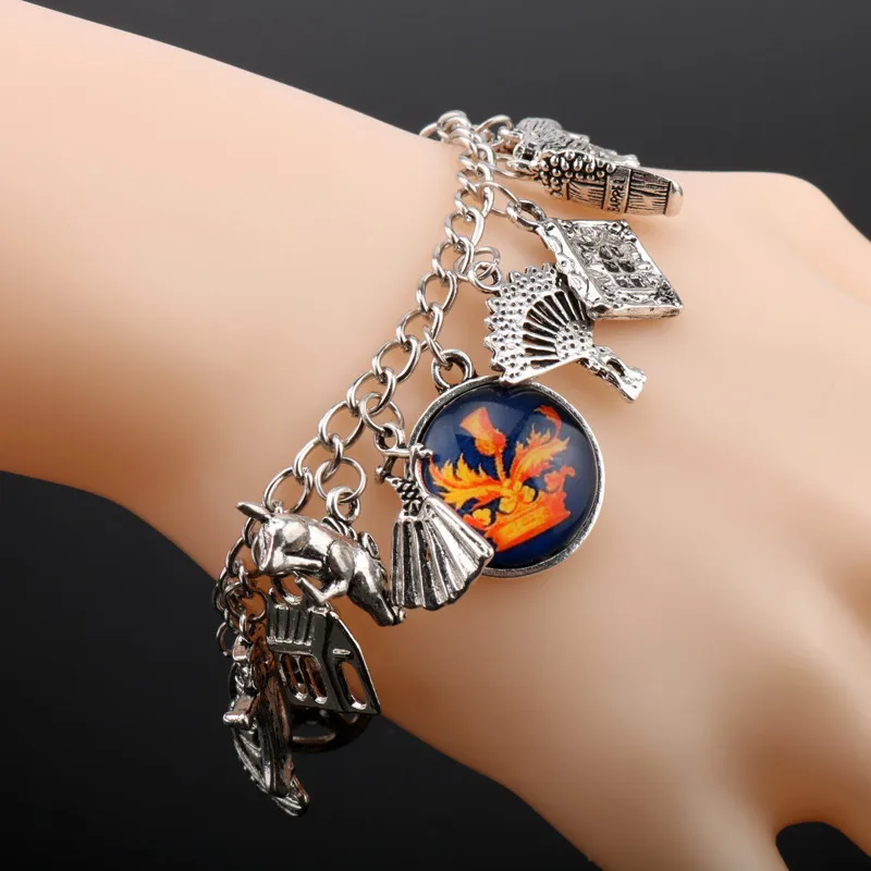 

TV Series Outlander Scottish Thistle Bracelet for Women Charms Pendants Bracelets Trendy Jewelry Hand chain a bracelet браслет