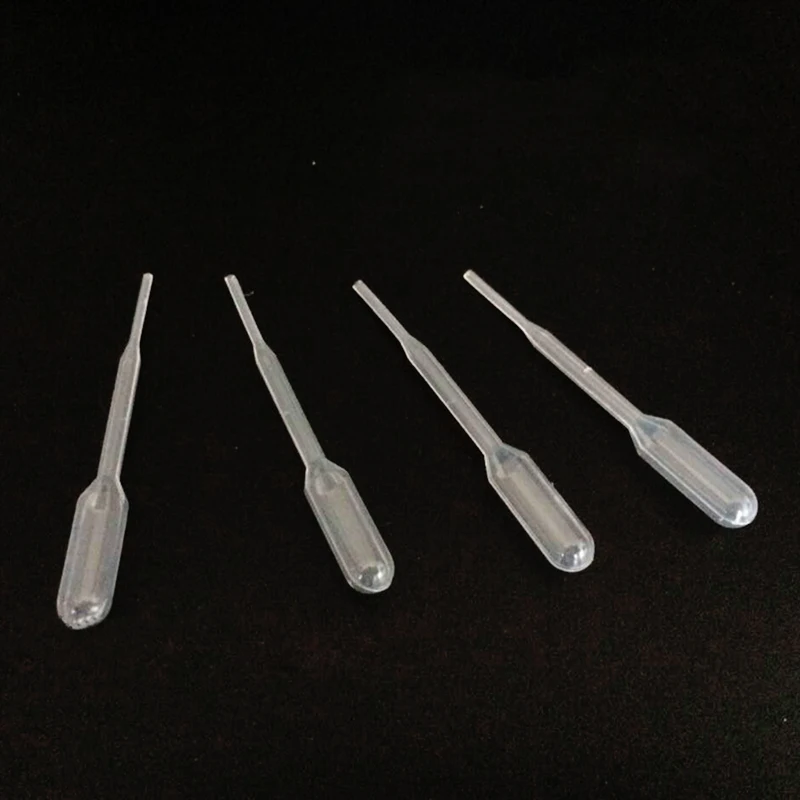 

100 PCS/set 0.2ML Transparent Pipettes Disposable Safe Dropper Transfer Graduated Pipettes for Lab Experiment Supplies