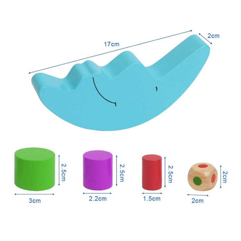 Деревянные блоки Moon Balance детские развивающие игрушки для детей деревянные