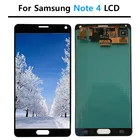 Оригинальный ЖК-дисплей для Samsung Galaxy Note 4 Note4 N910T N910A, ЖК-дисплей с сенсорным экраном и дигитайзером в сборе для Samsung Note 4, дисплей