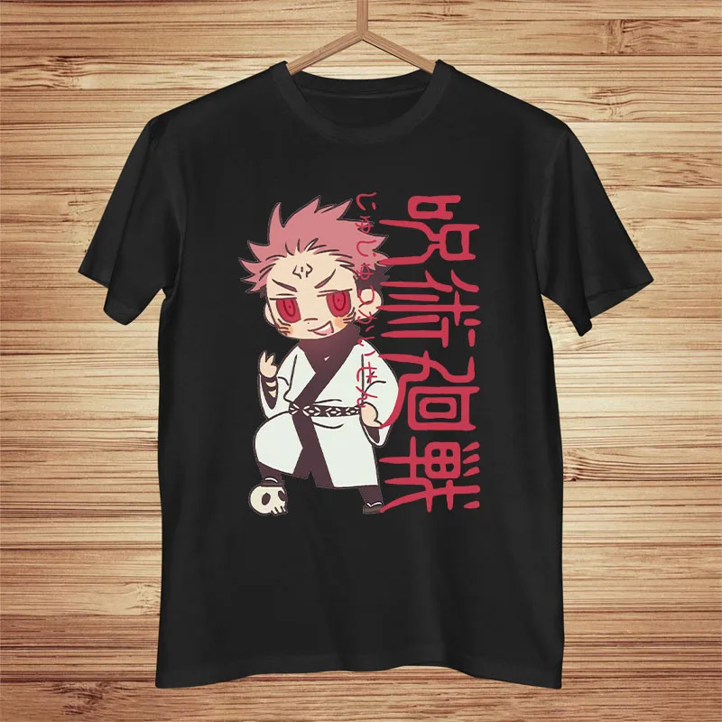 

gojo satoru Men's short sleeve t-shirts Summer Woman T-shirts Manga Anime clothes graphic Women's cotton t-shirt