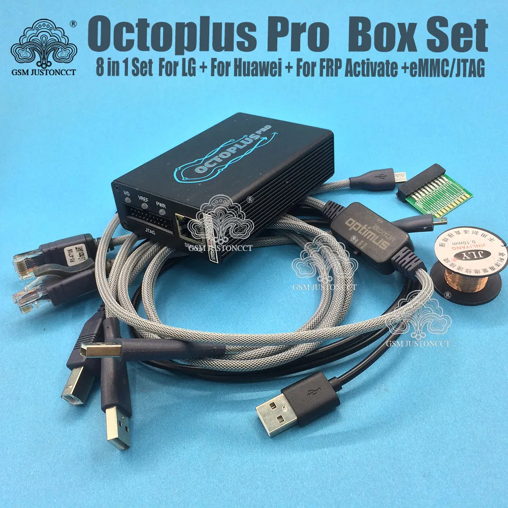 

2022 Original New Octoplus Pro Box With 5 Cable +Adapter ( Activated For LG + Huawei + Frp + eMMC/JTAG )
