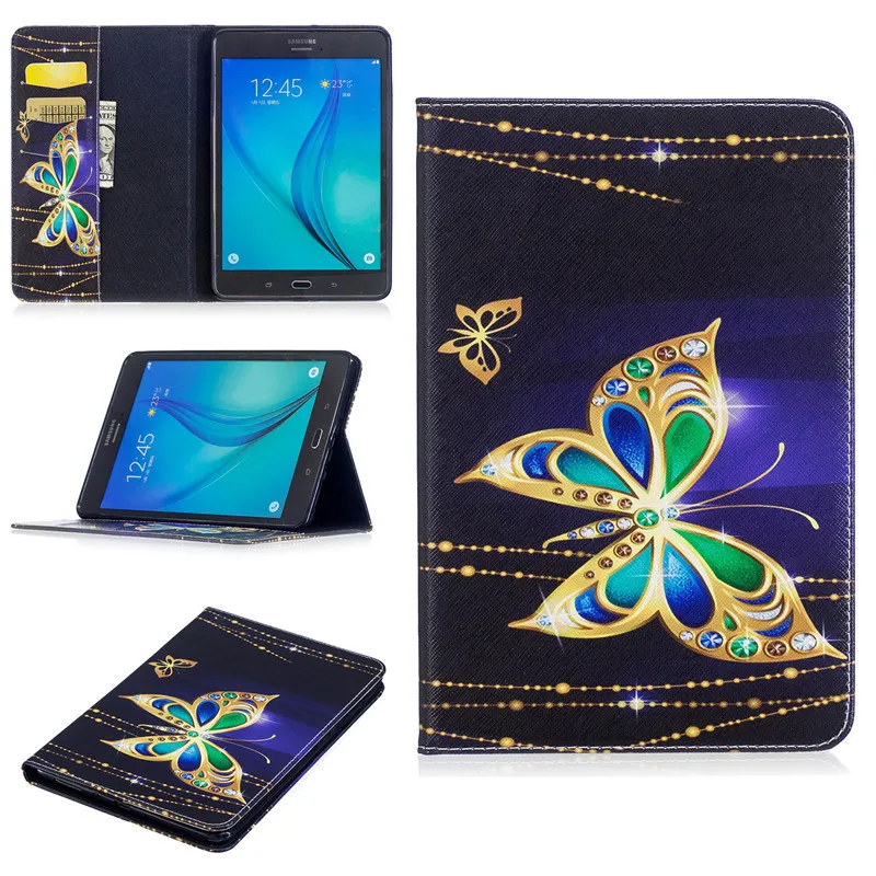 Чехол кошелек для планшета Samsung galaxy Tab A 8 T350 T351 T355 P350 силиконовый чехол из