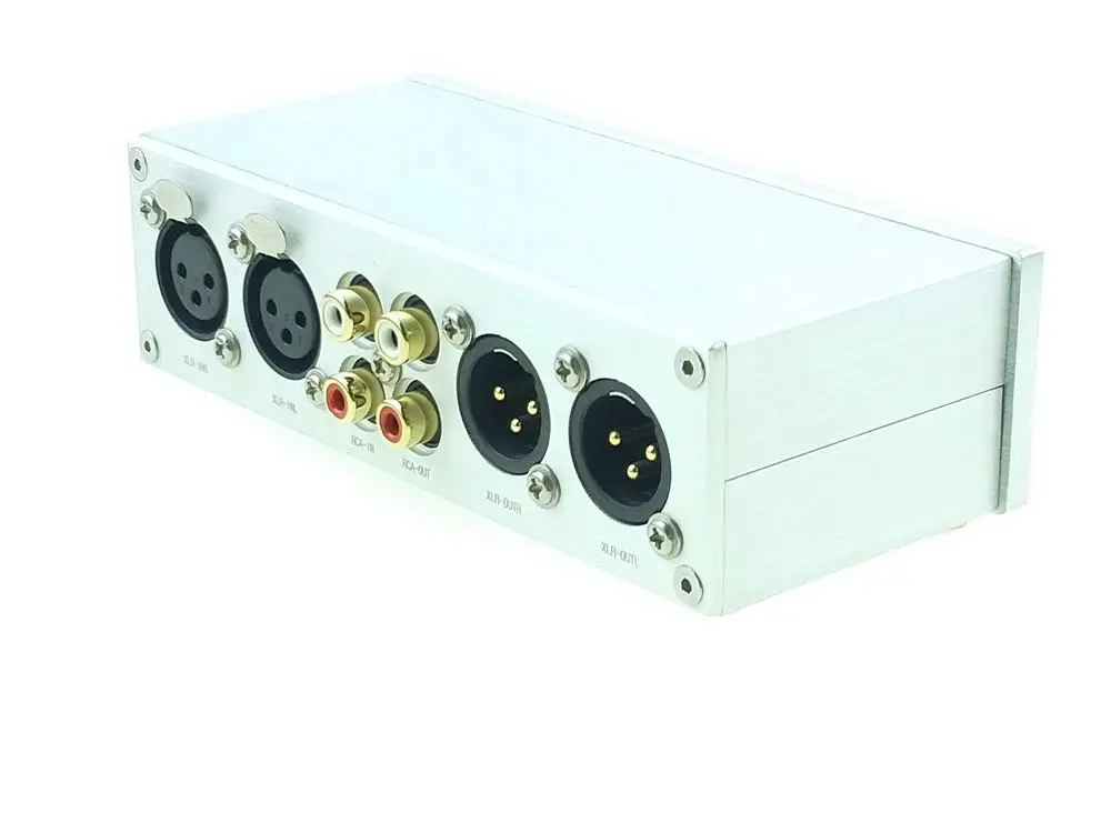 Полностью сбалансированный Одноконтурный пассивный преампер HiFi Предварительный усилитель XLR/RCA регулятор громкости для активного динамика или усилителя