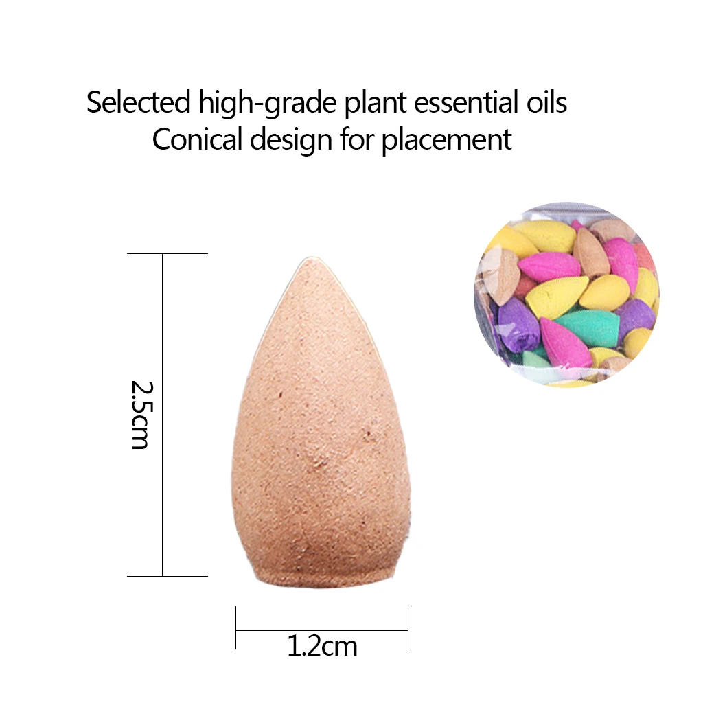 50 шт./лот смешанные натуральные благовония Роза Жасмин Лаванда османтус Сакура