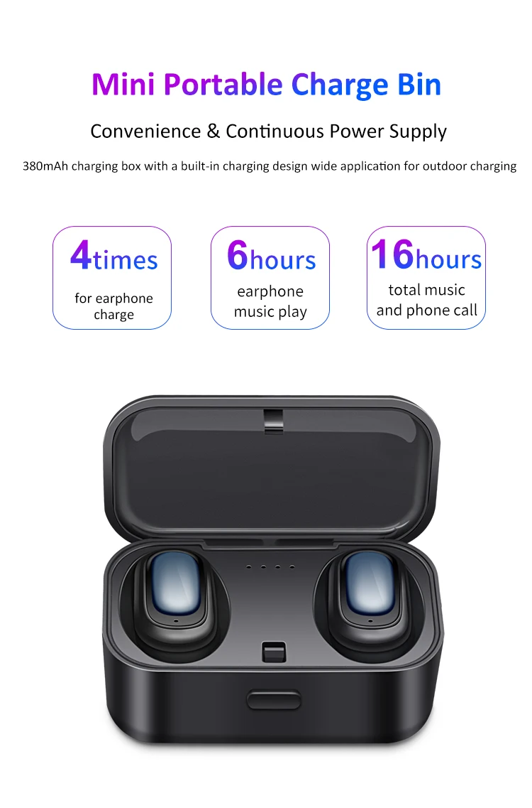 TWS беспроводные Bluetooth наушники 9D super bass стерео HIFI звук шумоподавление Mic Mi наушники Handsfree музыкальные наушники pk HBQ