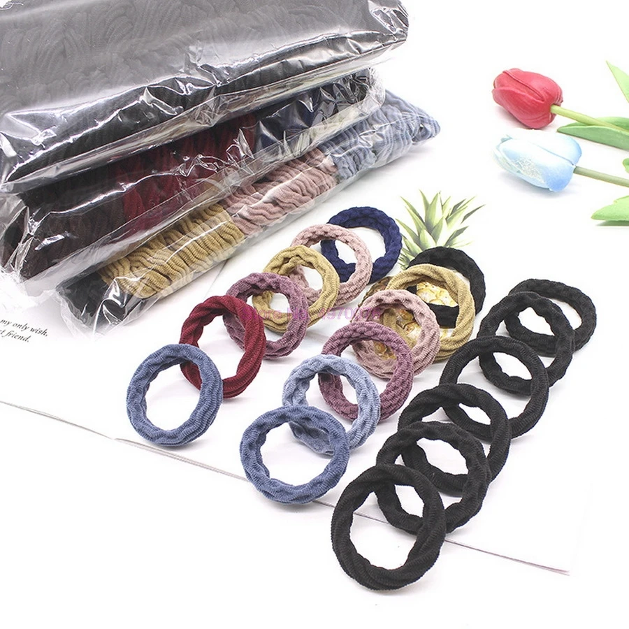 DHL 100bag 100pcs/bag ring hair rope nylon Rubber Band seamless girls Ties elastic bands accessories scrunchy Headwear | Детская одежда