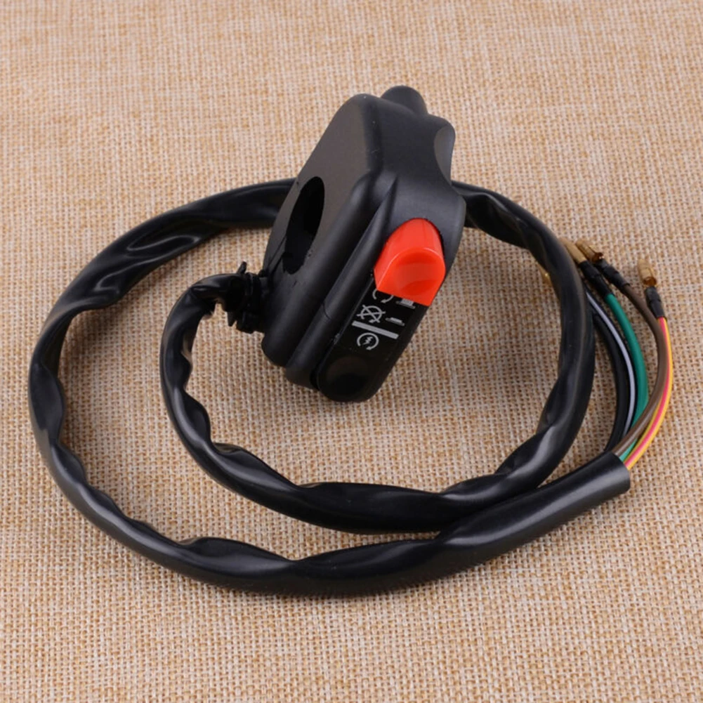 Universal Professional Motorcycle ATV 7/8&quot 22mm Handlebar Mount Start Kill On Off Button Switch Replacement Accessories | Автомобили и