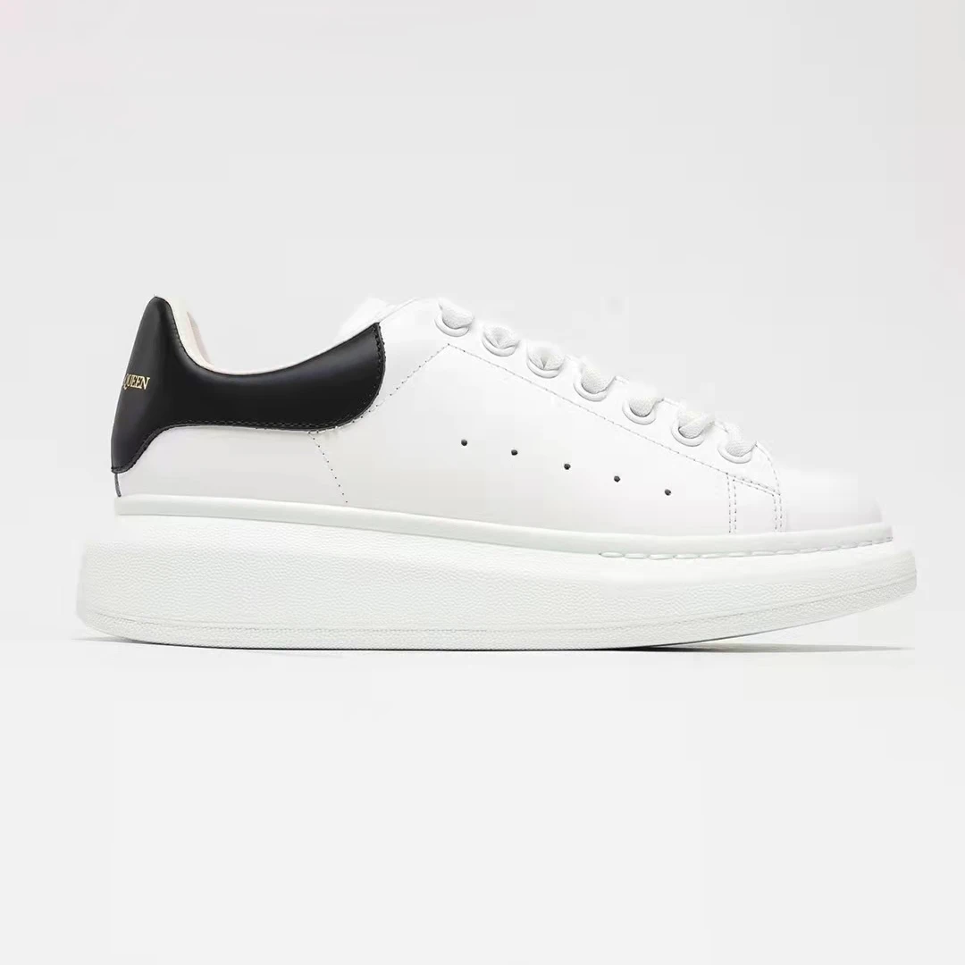 

2021 McQueen Designer Men's White Height-increasing Trend Sneaker Women's Wedges Casual Fashion Tennis Sports Thick-soled Shoes