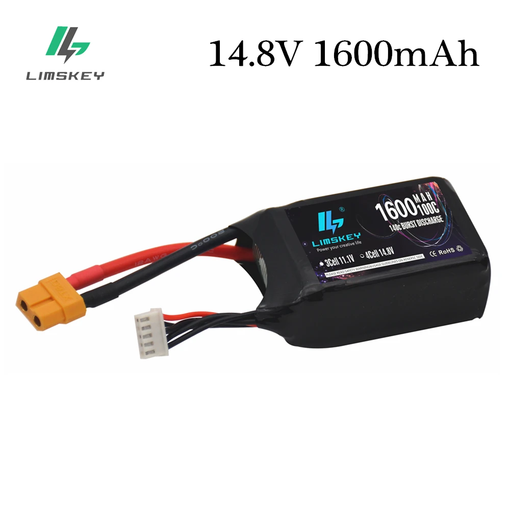 14 8 V RC зарядное устройство 1600mAh Lipo батарея софтбокс 100C с разъемом XT60 для