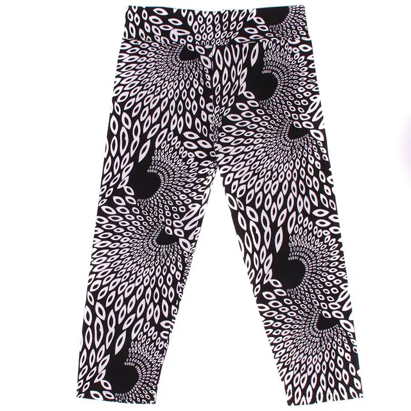 

GAOKE 3D Printed Color Legins New Fashion Women Legging Leggins Plaid Pant Legging Woman Knitted Pant Mid-Calf