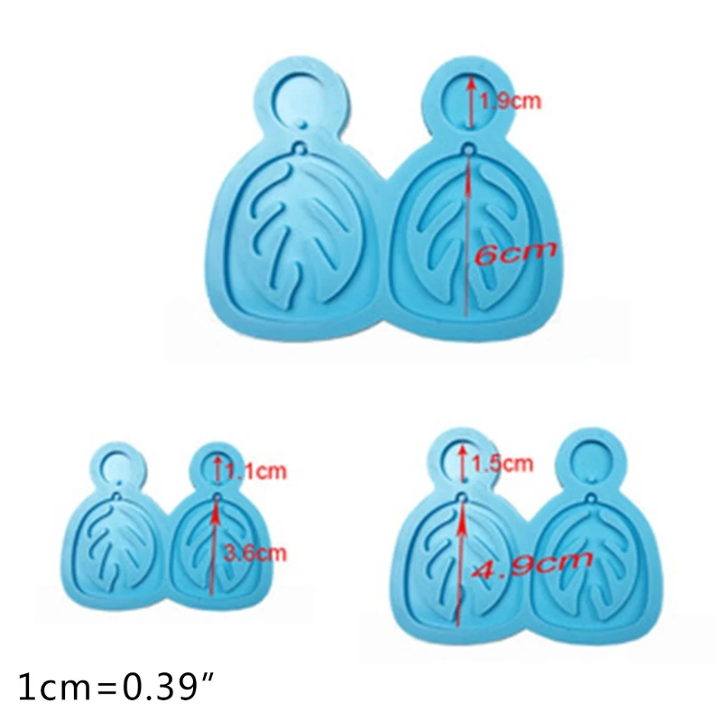 

Crystal Epoxy Resin Mold Earrings Pendant Silicone Mould DIY Handmade Crafts Jewelry Making Tool