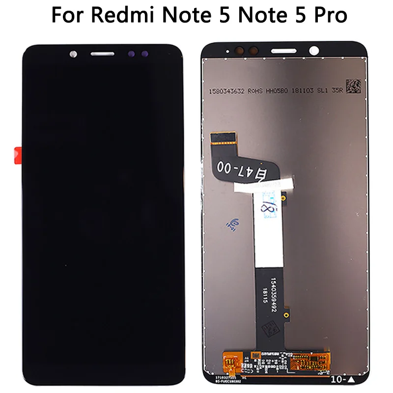 ЖК-дисплей для XiaoMi Redmi Note 5 сенсорная панель Pro с цифровым преобразователем |