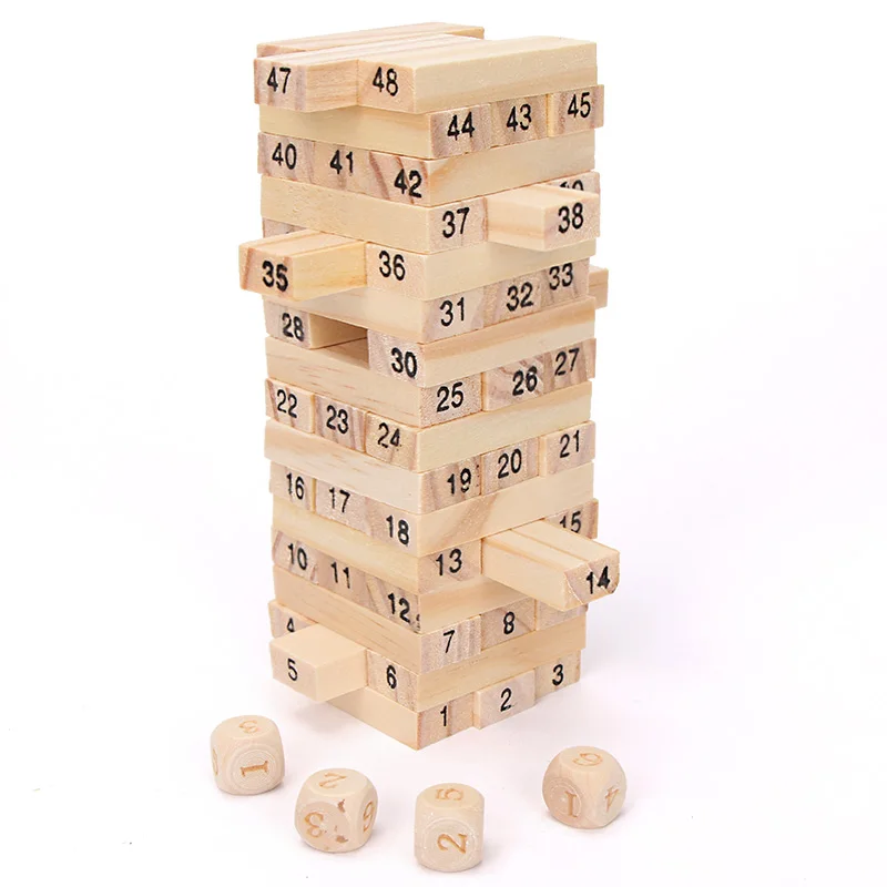 48 шт./компл. деревянные строительные блоки креативная укладочная игра радужные