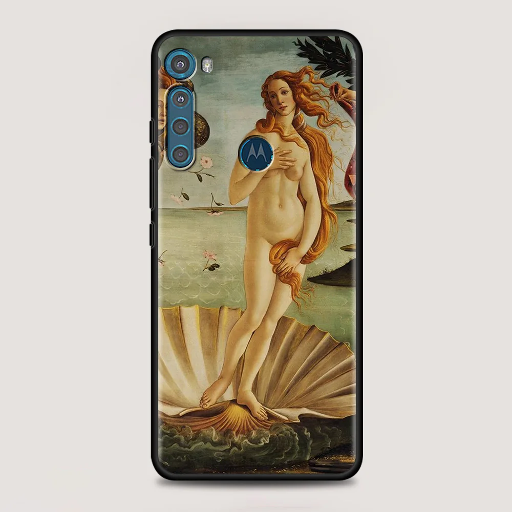 art paintings for motorola one fusion case for moto g10 g9 g8 plus play power one g20 g30 g40 g50 g60 edge 20 phone shell free global shipping