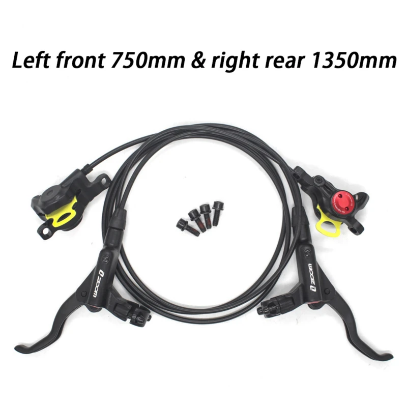

ZOOM MTB Hydraulic Brakes For Bikes HB875 New Light Alloy Mountain Bicycle Brake With Bicycle Cable Handle Bike Accessories